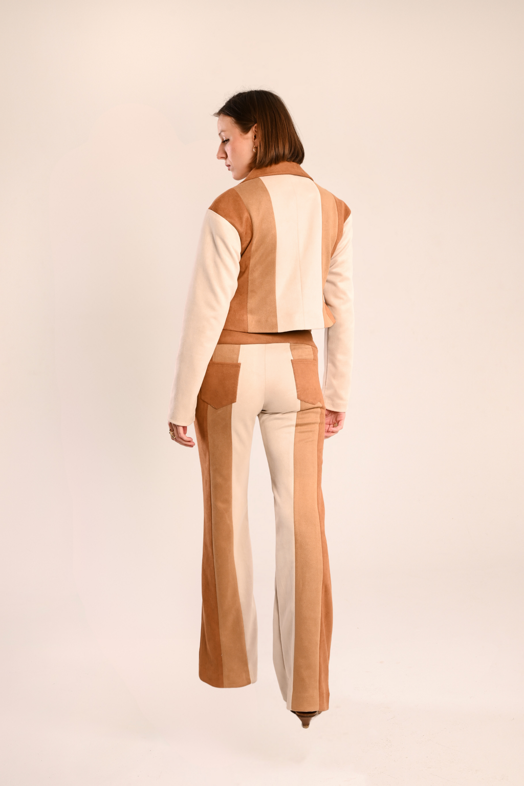 Western suede set