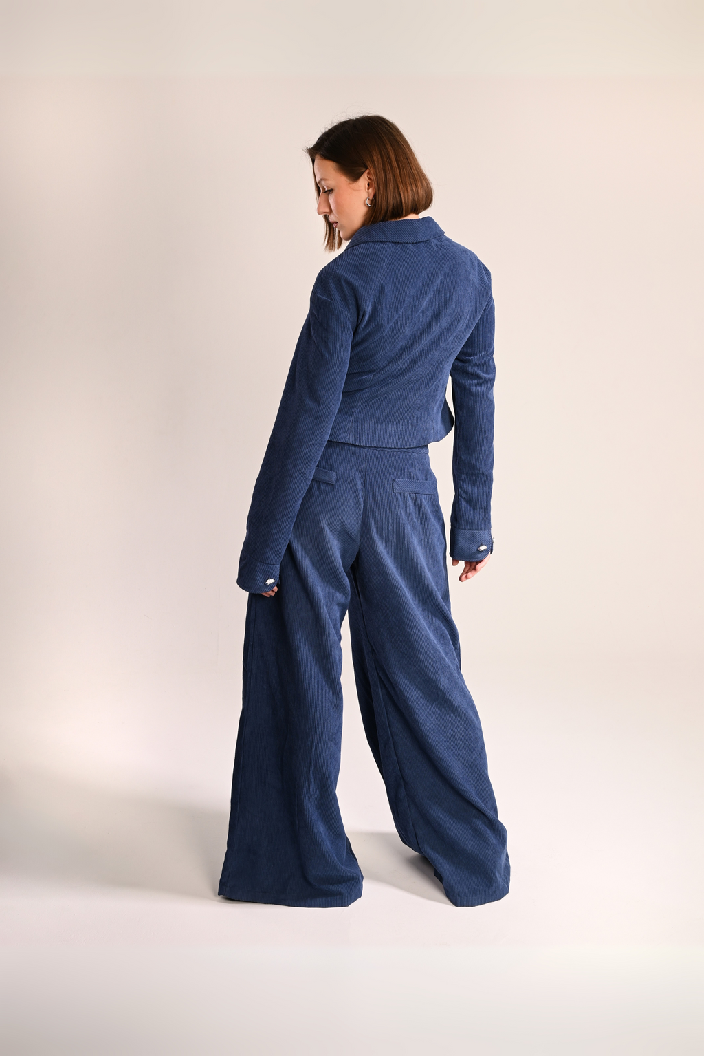 Navy corduroy set