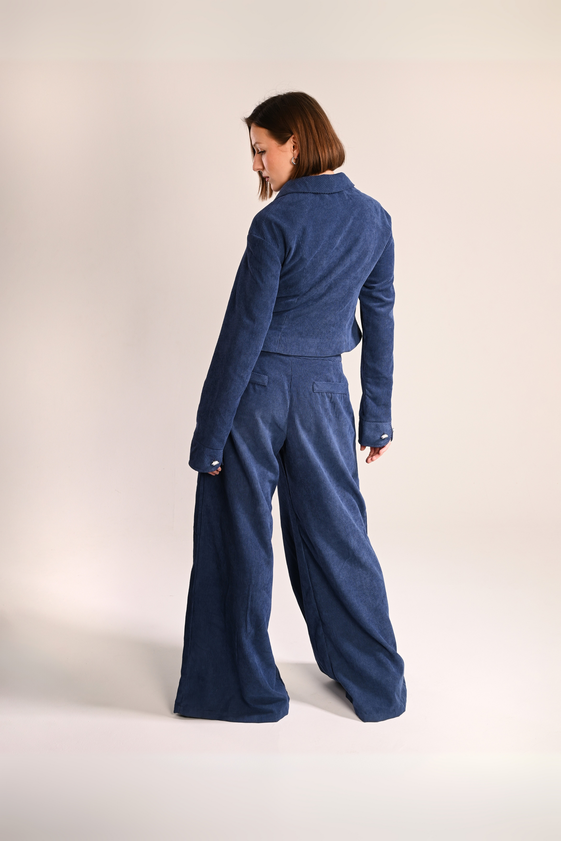 Navy corduroy set
