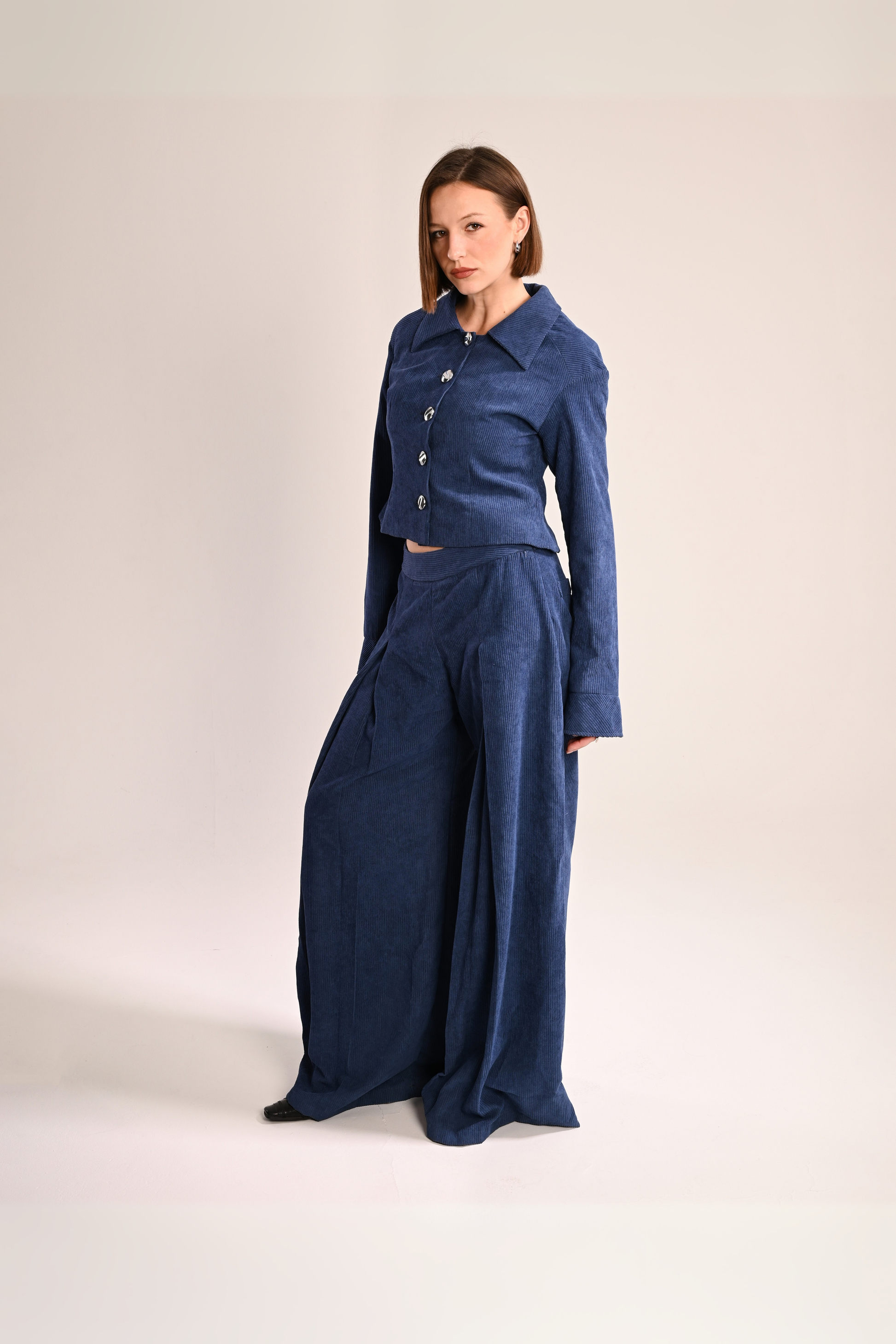 Navy corduroy set
